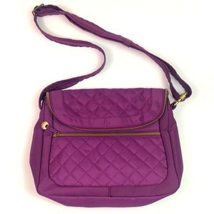 Travelon purple crossbody bag